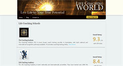 Desktop Screenshot of lifecoachingworld.com.au